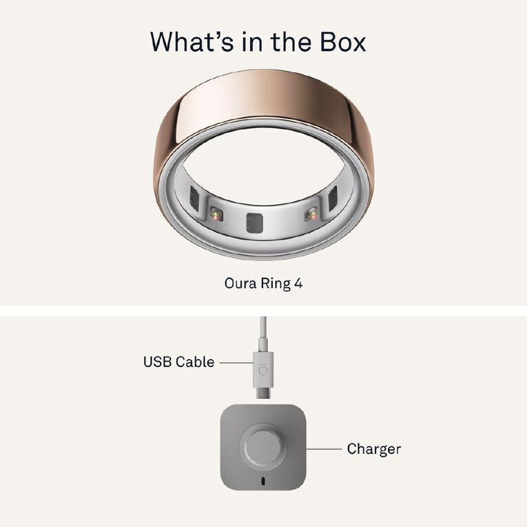 Oura Ring 4 Rose Gold - Size 8, , hi-res