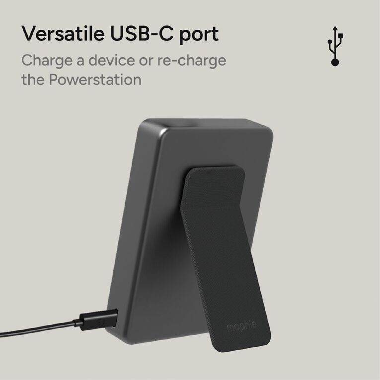 Mophie Qi2 PowerStation Wireless 10K Slim 15W Power Bank with Stand, , hi-res
