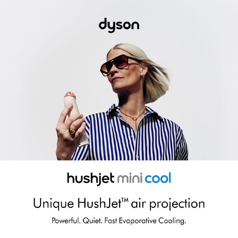 Dyson HushJet Mini Cool fan in Stone Blush, , hi-res