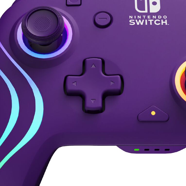 PDP Afterglow Wave Wireless Nintendo Switch Controller - Purple, , hi-res