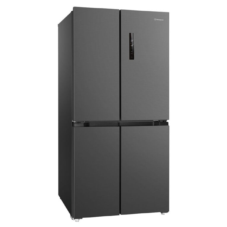 Westinghouse 496L Quad Door Fridge Freezer - Matte Charcoal Black, , hi-res