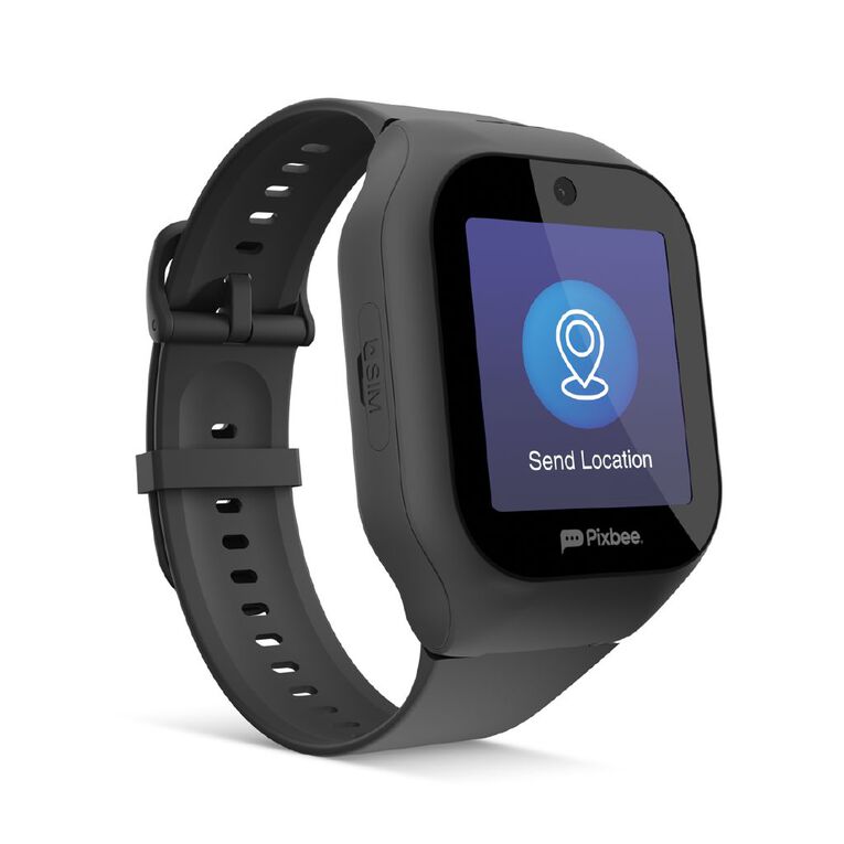 Pixbee Pro Kids 4G Video Smart Watch With GPS Tracking - Black, , hi-res