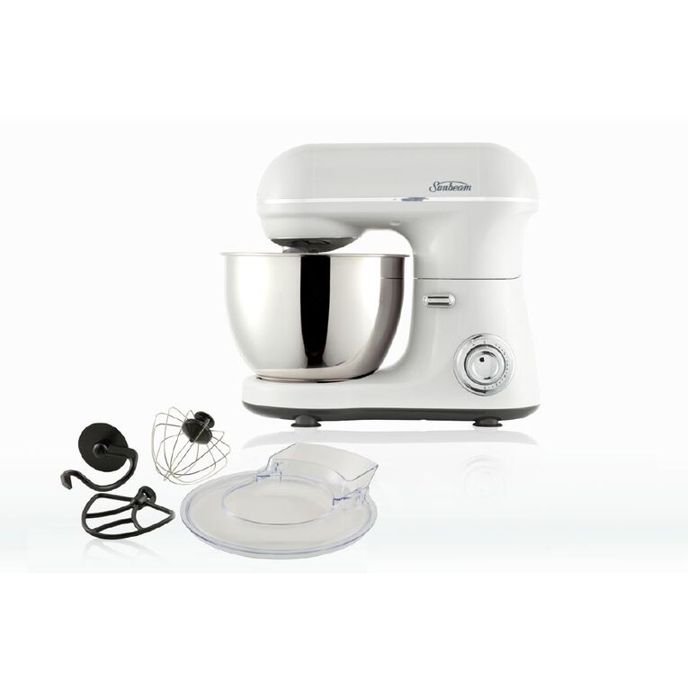 Sunbeam 600W Planetary Mixmaster The Tasty One - White, , hi-res