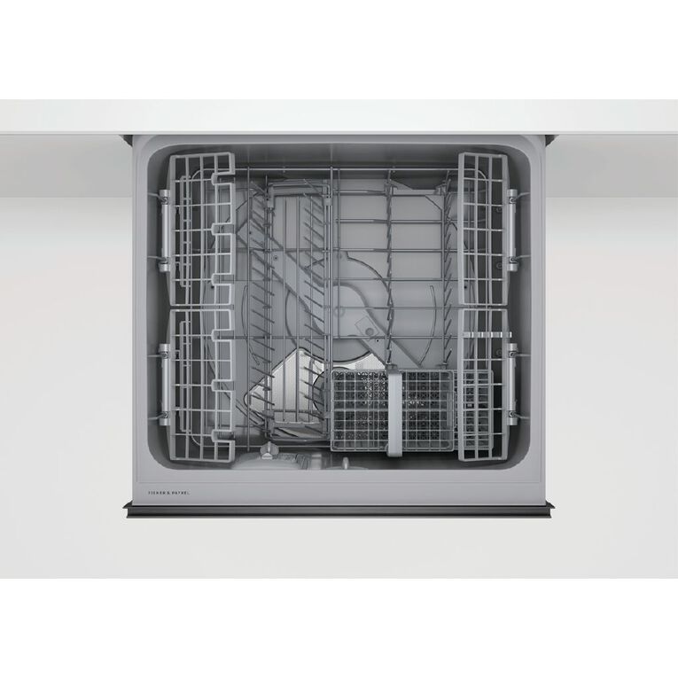 Fisher & Paykel 60cm Series 7 Double Dishdrawer - Black stainless, , hi-res