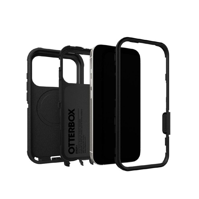 OtterBox Defender Pro Series MagSafe Case for iPhone 17 Pro - Black, , hi-res