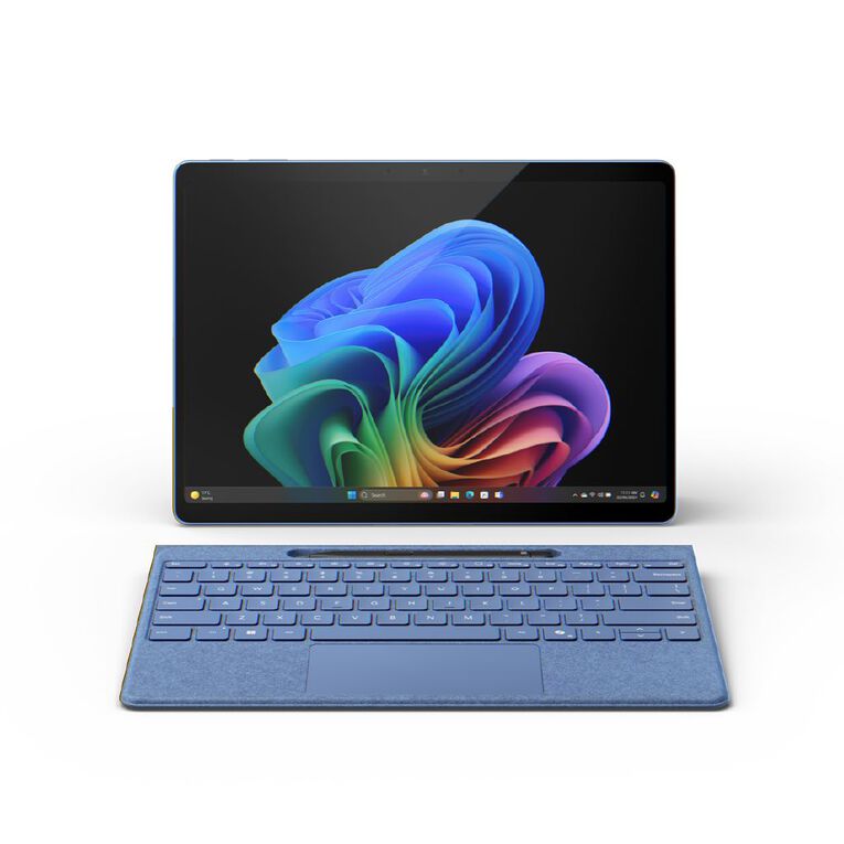 Microsoft Surface Pro 11th Edition Copilot+ PC 13in Snapdragon X Elite 16GB RAM 512GB SSD Windows 11 2-in-1 - Sapphire, , hi-res