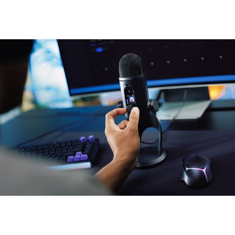Logitech G Blue Yeti 2 Adaptive Multi-Pattern USB Microphone - Black, , hi-res