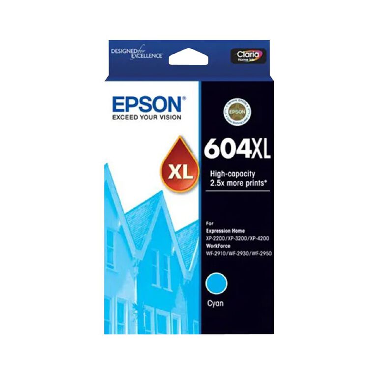 Epson 604 XL Cyan Ink, , hi-res