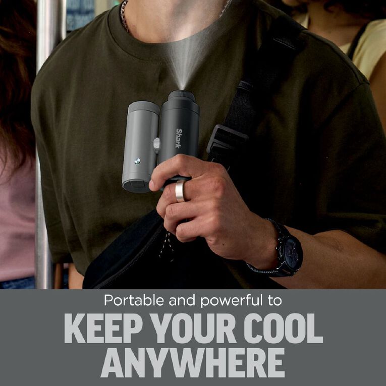 Shark ChillPill 3-in-1 Personal Cooling System - Charcoal, , hi-res