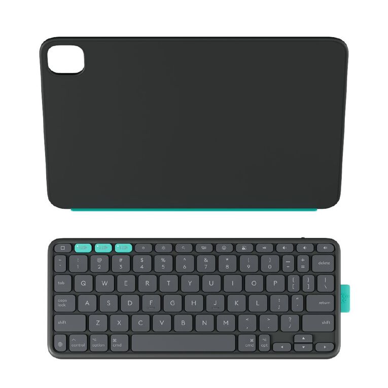 Logitech Flip Folio for iPad Pro 11-inch (M4) iPad Air 11-inch (M2 M3) and iPad Air (5th generation) - Graphite, , hi-res