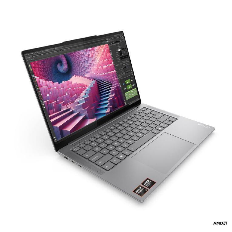 Lenovo Yoga Pro 7 14.5" 2.8K OLED AMD Ryzen AI 9 365 32GB 1TB SSD 9th Gen Windows 11 Notebook, , hi-res