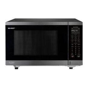 Sharp 30L Flatbed Inverter Microwave - Black Stainless