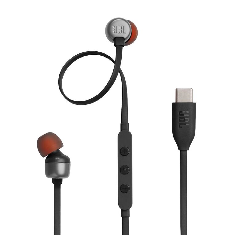JBL Tune 310C USB-C Wired Hi-Res In-Ear Headphones - Black, , hi-res