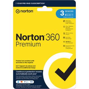 Norton 360 Premium 3 Device 12 Month Digital