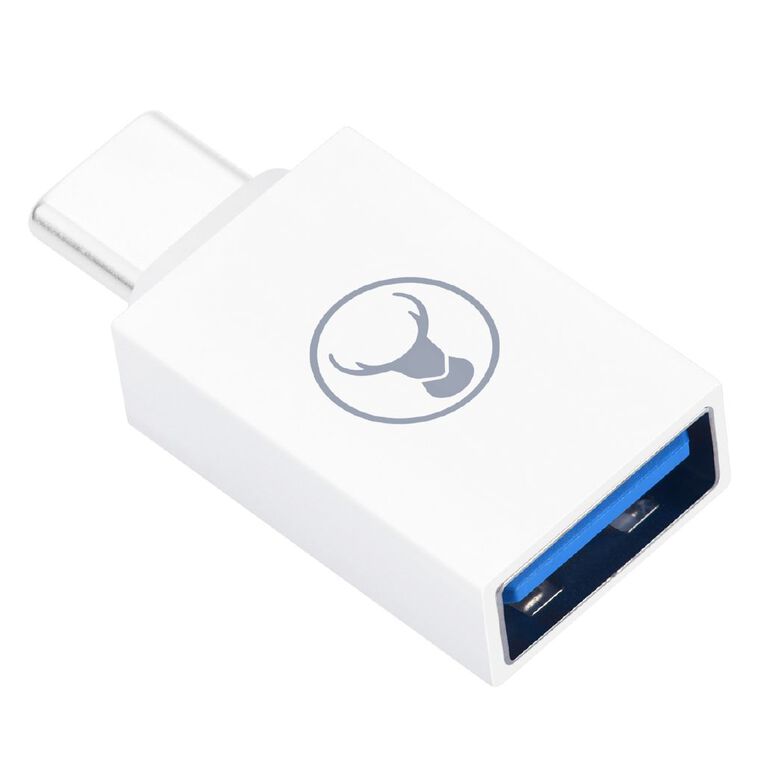 Bonelk USB-C to USB-A 3.0 Adapter - White, , hi-res
