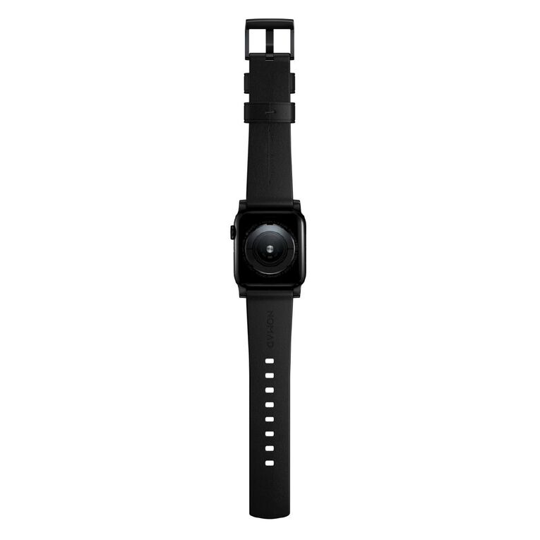 Nomad Modern Band for Apple Watch (42 / 44-46 / 49mm / ULTRA) - Black Horween / Black Hardware, , hi-res