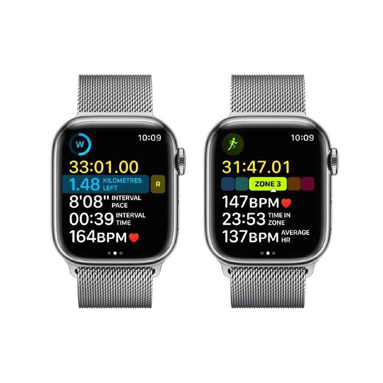 Apple Watch Series 8 GPS + Cellular 41mm Silver Stainless Steel Case