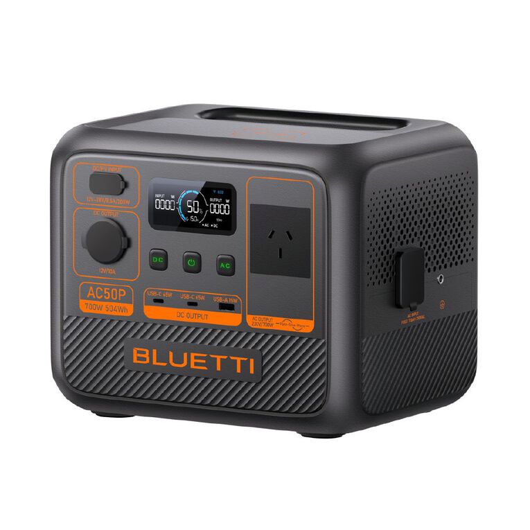 Bluetti AC50P Portable Power Station 700W 504Wh, , hi-res