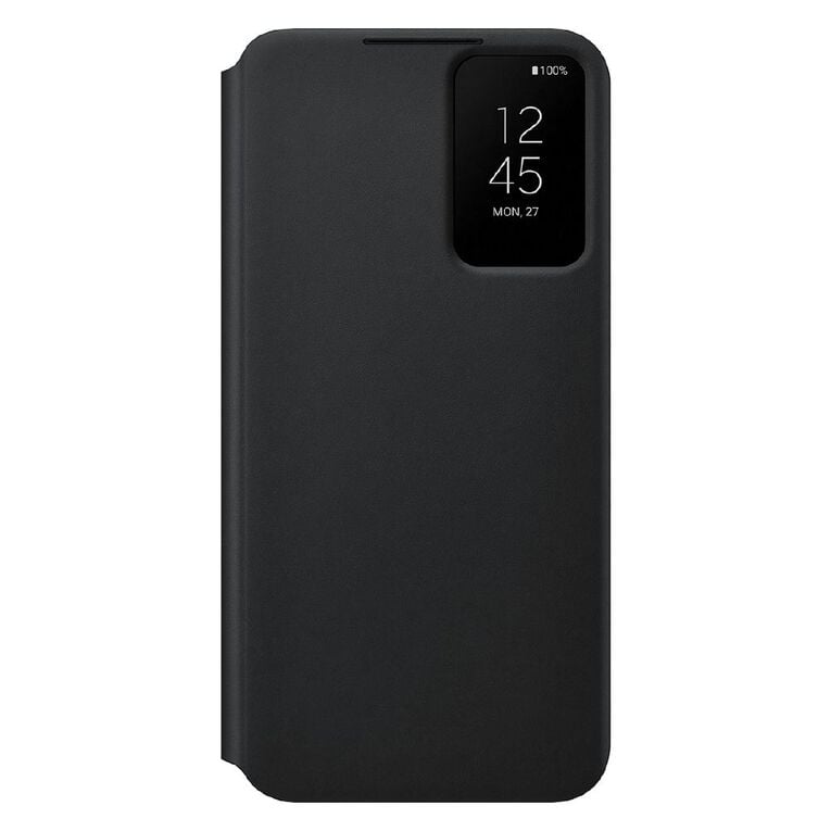 Samsung Galaxy S22+ Smart Clear View Cover - Black, , hi-res