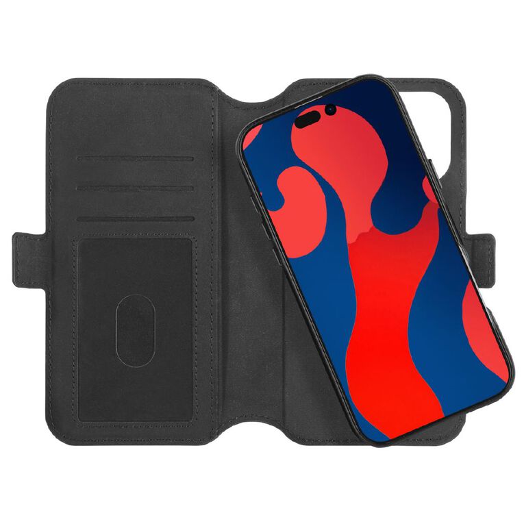 3SIXT Neo Wallet MagSafe Case for iPhone 16 Pro Max - Black, , hi-res