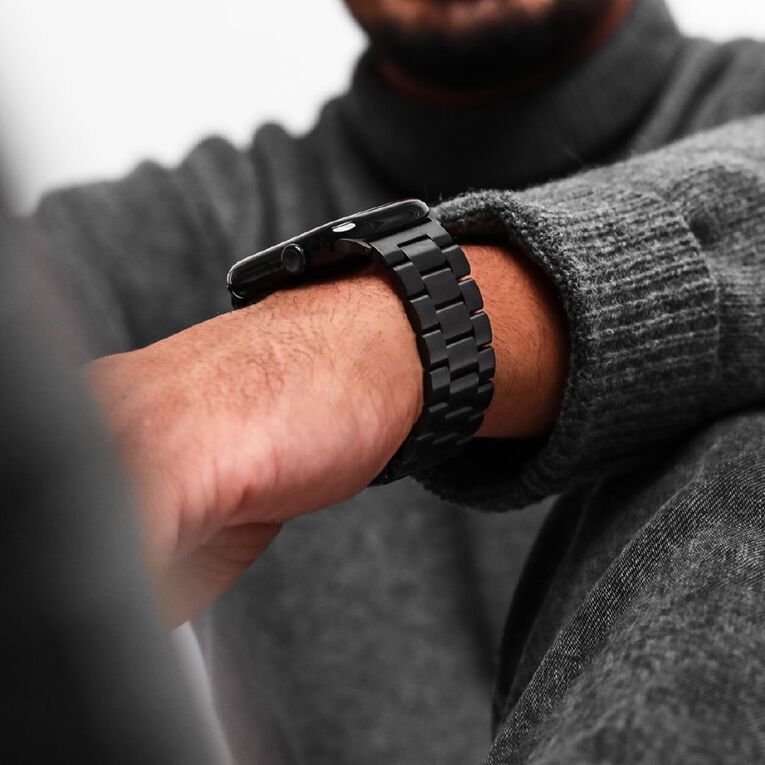 Vonmahlen Link Bracelet 2 for Apple Watch (40-42mm) - Black, , hi-res