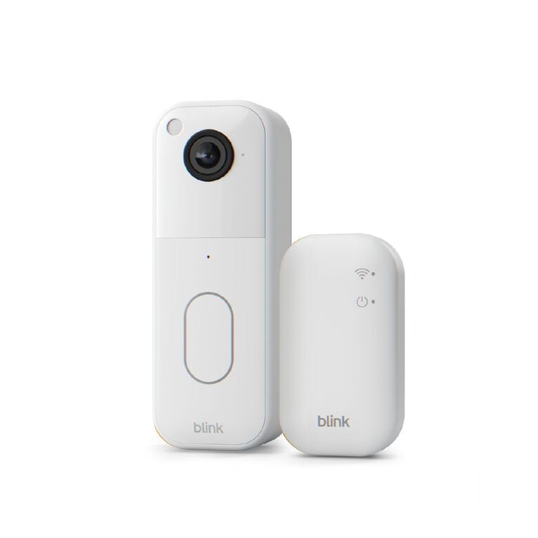 Blink Video Doorbell With Sync Module - White, , hi-res