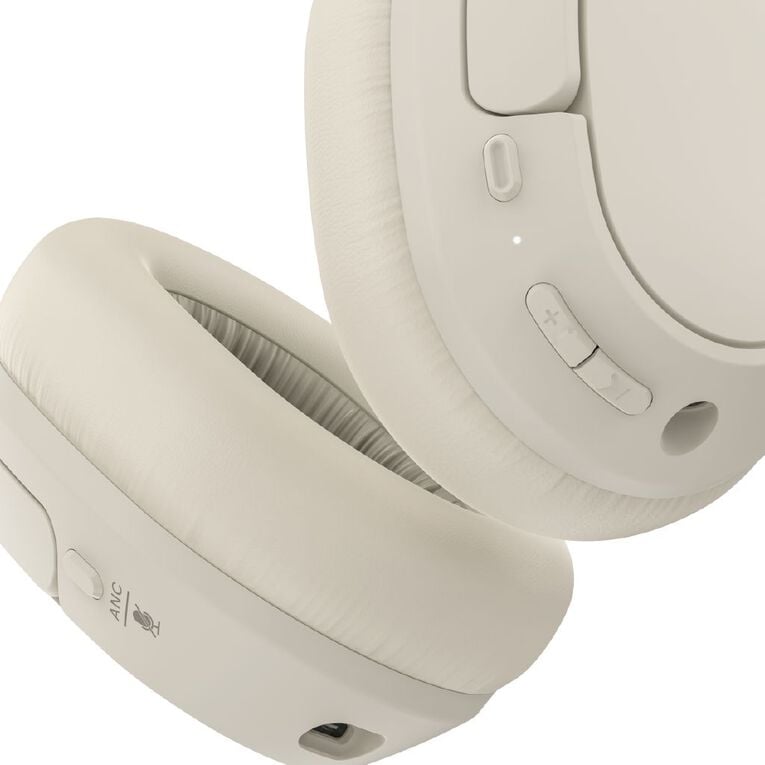 Belkin SoundForm Isolate Noise Cancelling Over-Ear Headphones - Sand, , hi-res