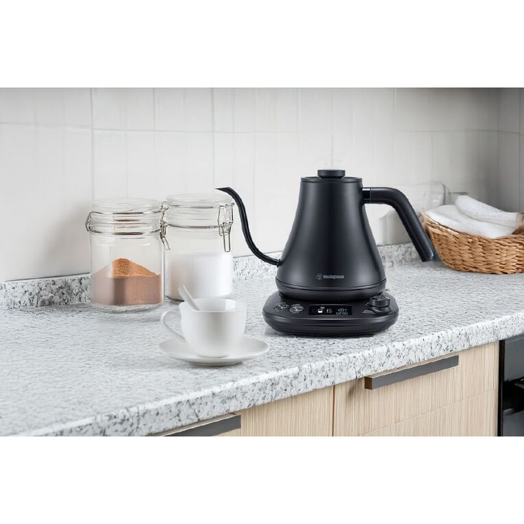 Westinghouse Gooseneck Kettle Black, , hi-res