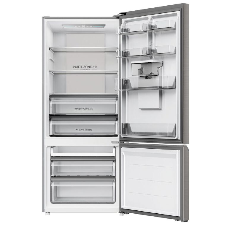 Haier 420L Bottom Mount Fridge Freezer With Water - Satina, , hi-res