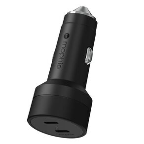 Mophie 60W Dual USB-C Car Charger - Black