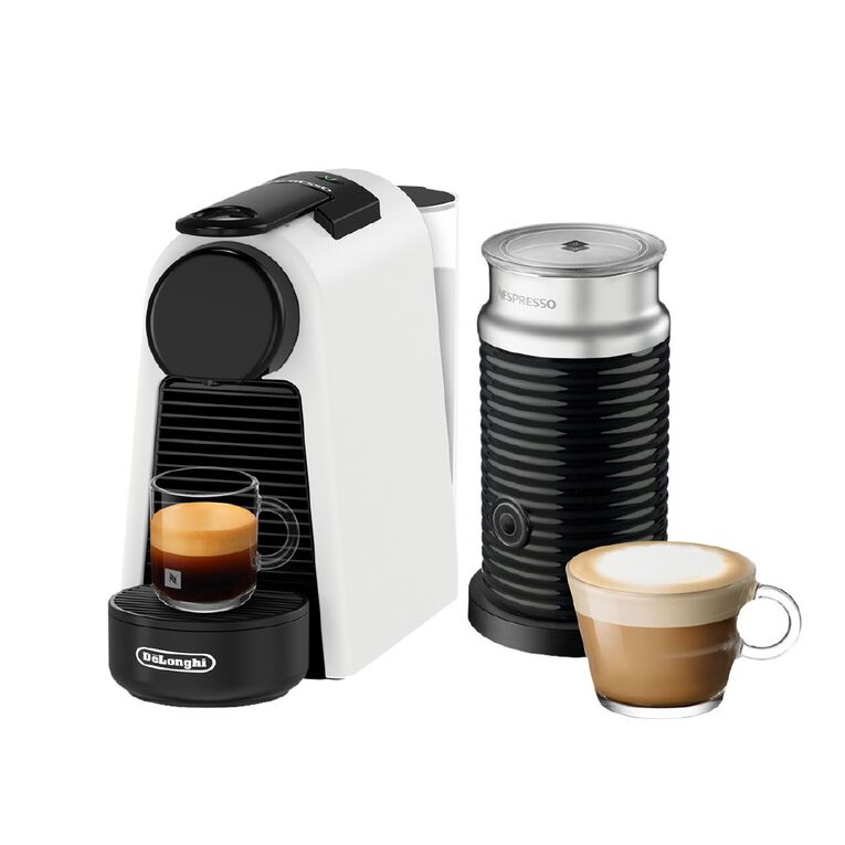 Nespresso Essenza Mini Capsule Coffee Machine By De'Longhi - White, , hi-res