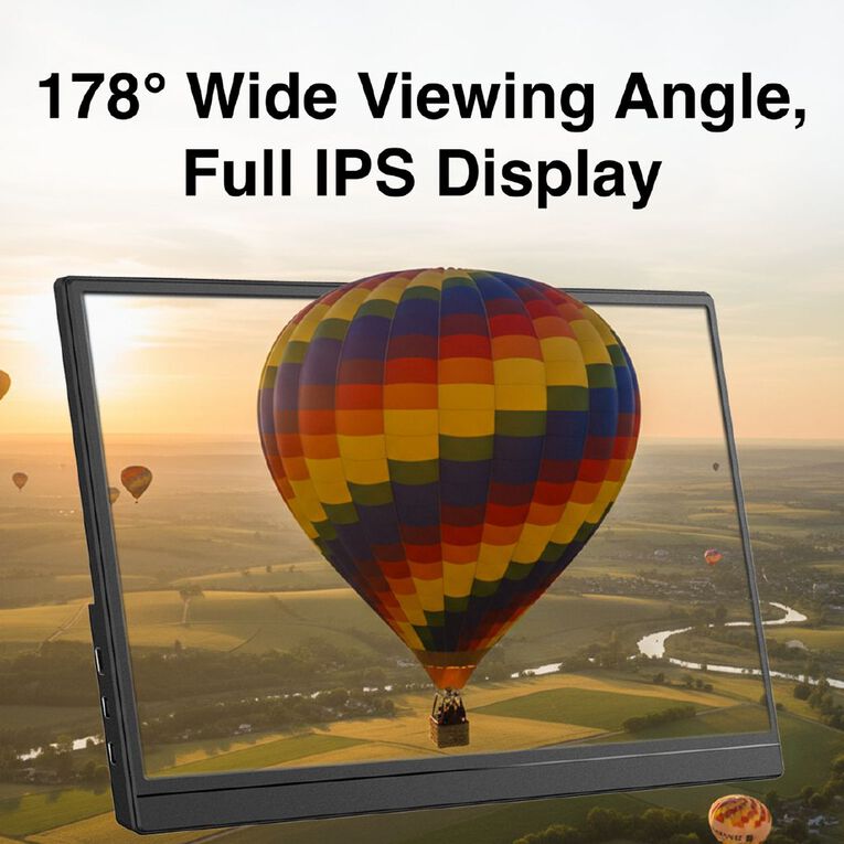 Laser 15.6" Full HD Portable Monitor with Touch Screen, , hi-res
