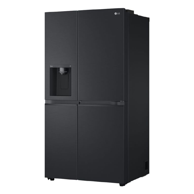 LG 635L Side By Side Fridge with Door-In-Door & Craft Ice Maker - Matte Black, , hi-res