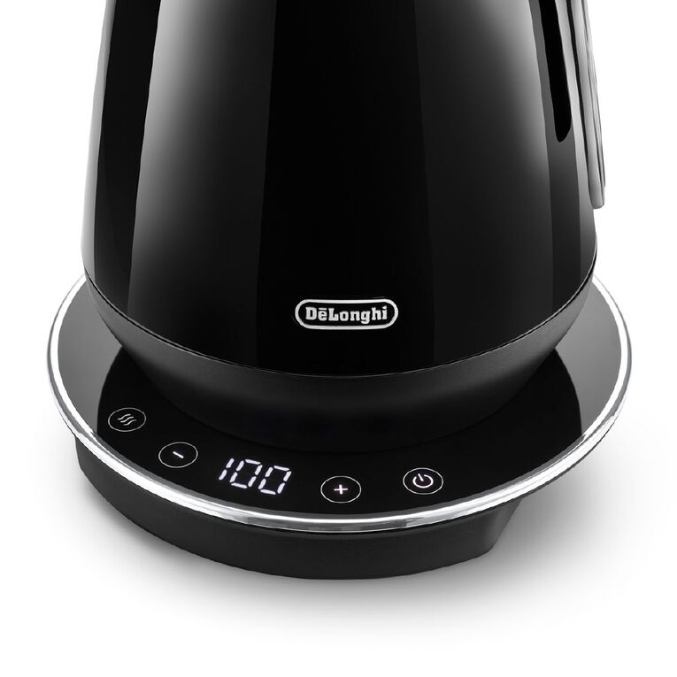 Delonghi Eclettica Variable Temperature Kettle Black, , hi-res