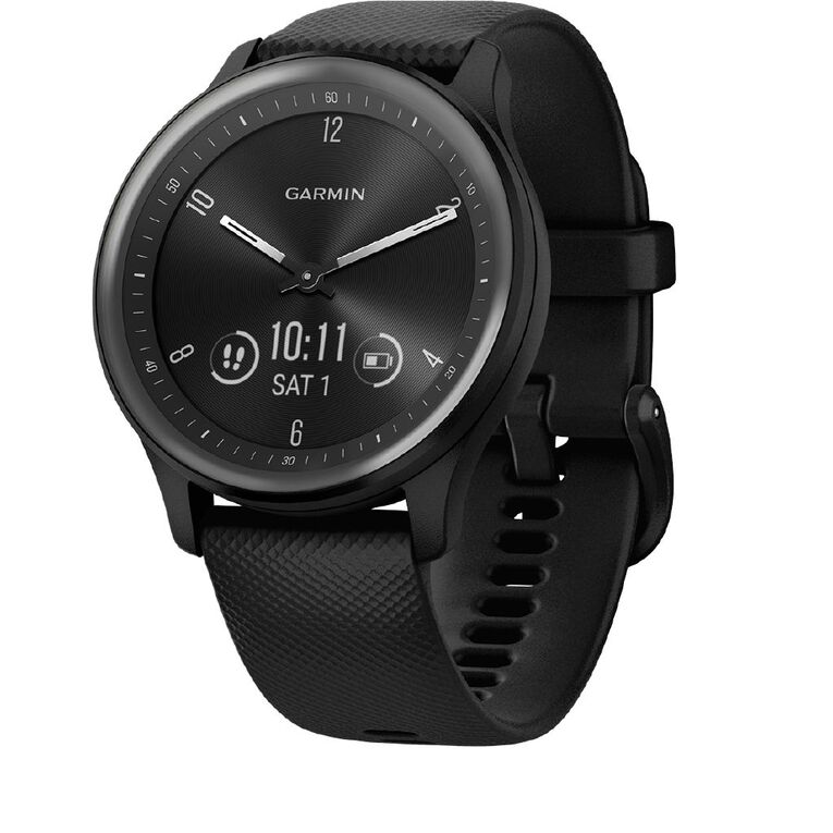 Garmin Vivomove Sport, Black, Silicone Noel Leeming