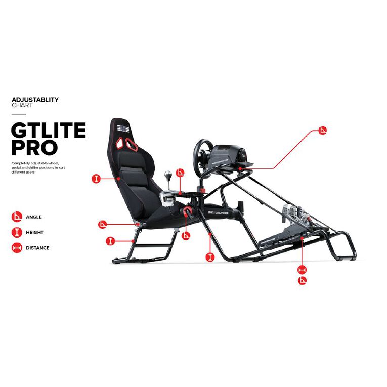 Next Level Racing GTLite Pro Foldable Racing Cockpit, , hi-res