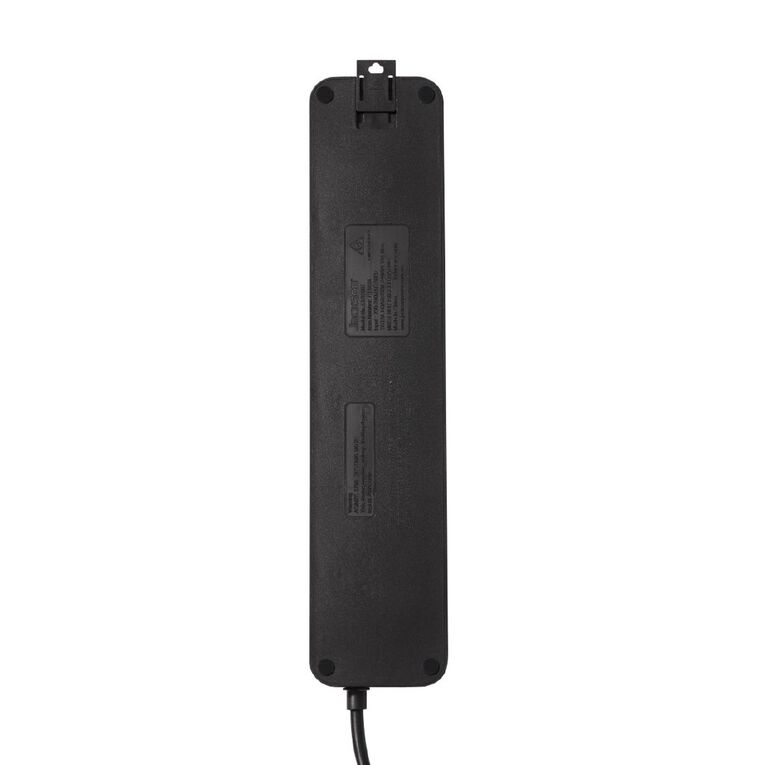Jackson 6 Outlet Surge Protector with Master Switch - Black, , hi-res