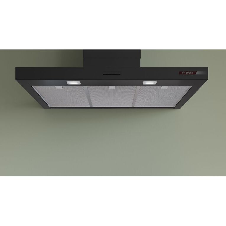 Bosch 90cm Wall Mounted Canopy Rangehood - Matte Black - Series 4, , hi-res