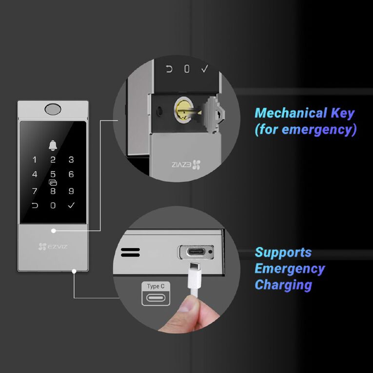 EZVIZ DL04 Pro Smartlock, , hi-res