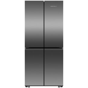 Fisher & Paykel 498L Series 7 Quad Door Refrigerator - Black Stainless
