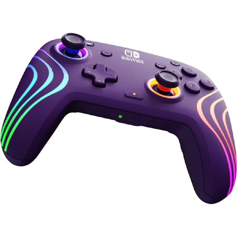 PDP Afterglow Wave Wireless Plus Nintendo Switch Controller - Purple, , hi-res