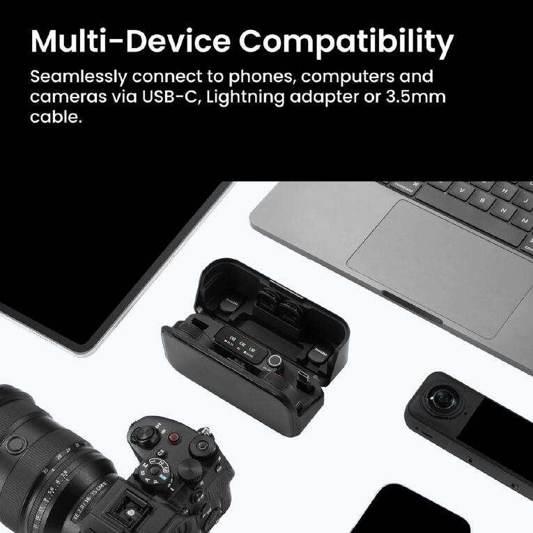 Insta360 Mic Pro 1TX + 1RX Wireless Microphone Kit, , hi-res