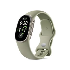 Google Fitbit Edge Satin Pyrite Aluminium Case / Olive Active Band