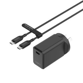 Mophie Essential 30W USB-C Charger Bundle - Black
