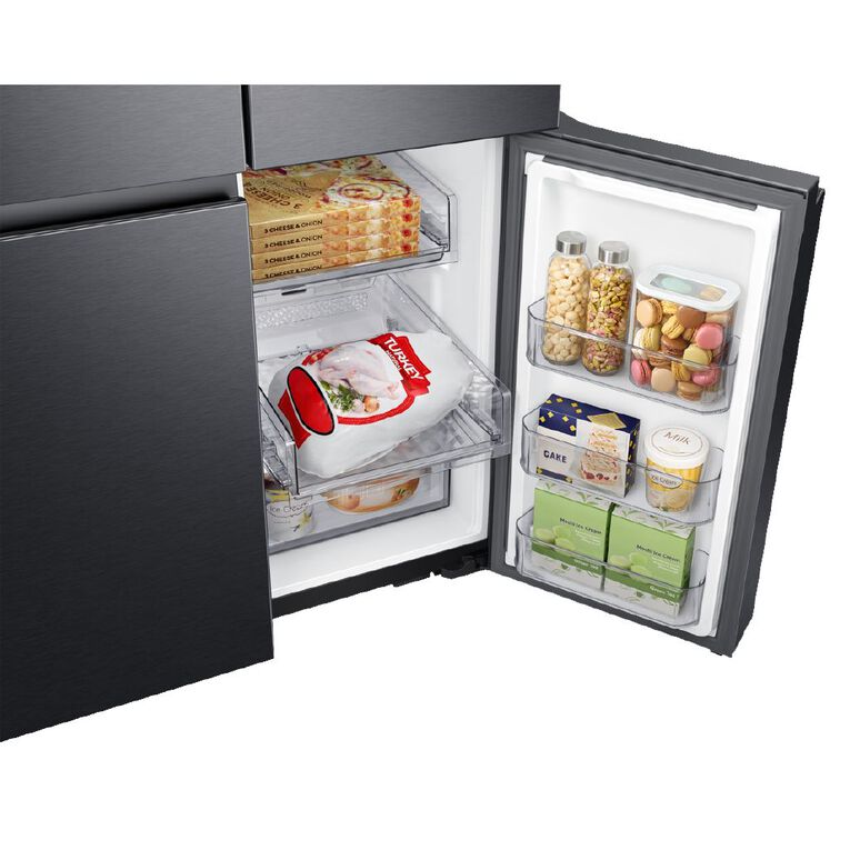Samsung 649L French Door Fridge Freezer SRF7100B - Matte Black, , hi-res
