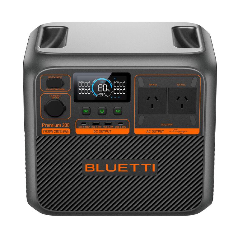 Bluetti Premium 200 V2 Portable Power Station 2700W 2074Wh, , hi-res
