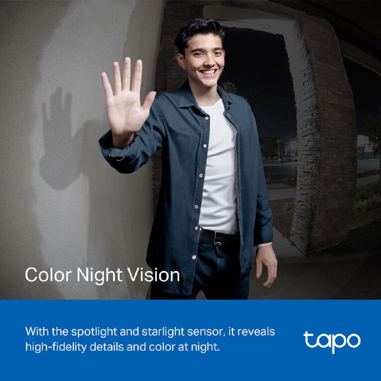 TP-Link Tapo Smart Video Doorbell Wireless, , hi-res