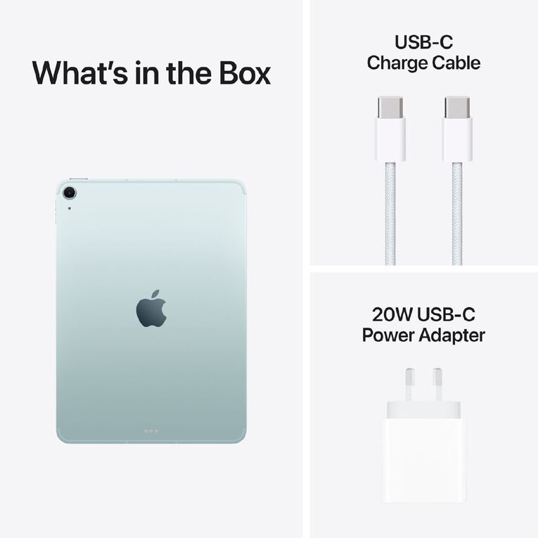 Apple iPad Air 11-inch with M4 Chip 1TB WiFi + Cellular - Blue, , hi-res
