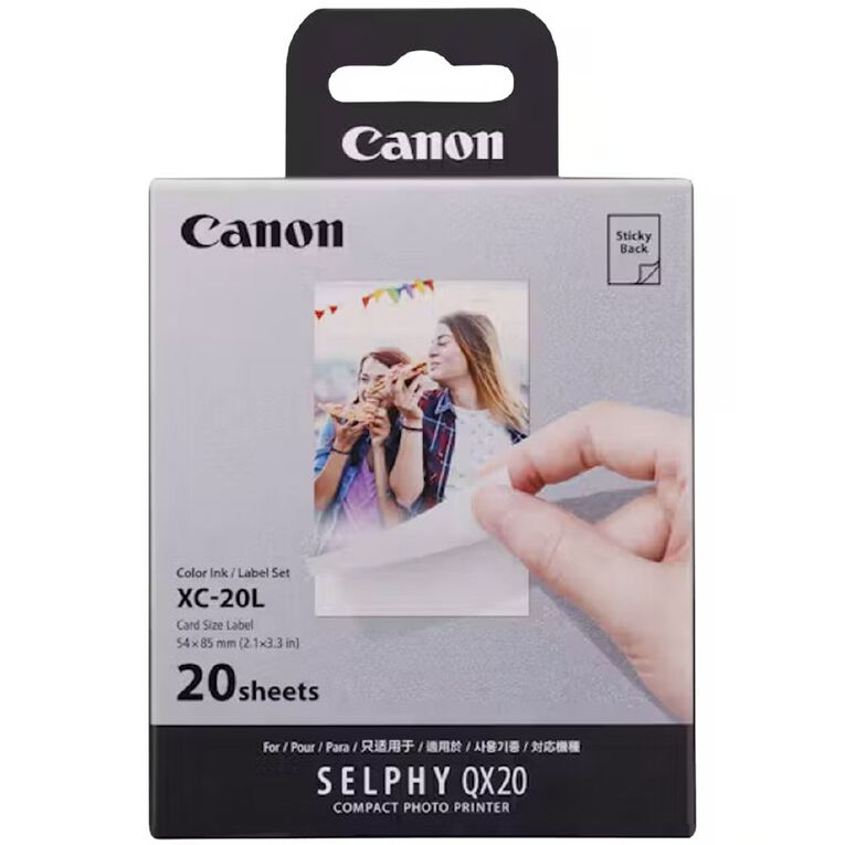 Canon XC-20L Card Size Label for QX20 - 20 Sheets, , hi-res