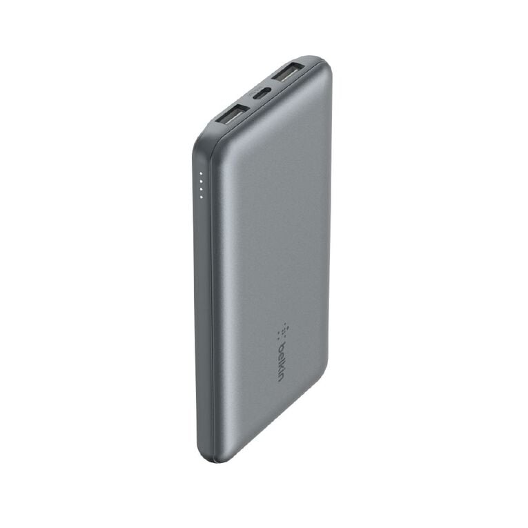 Belkin 10K USB-A and USB-C 15W Power Bank - Space Grey, , hi-res